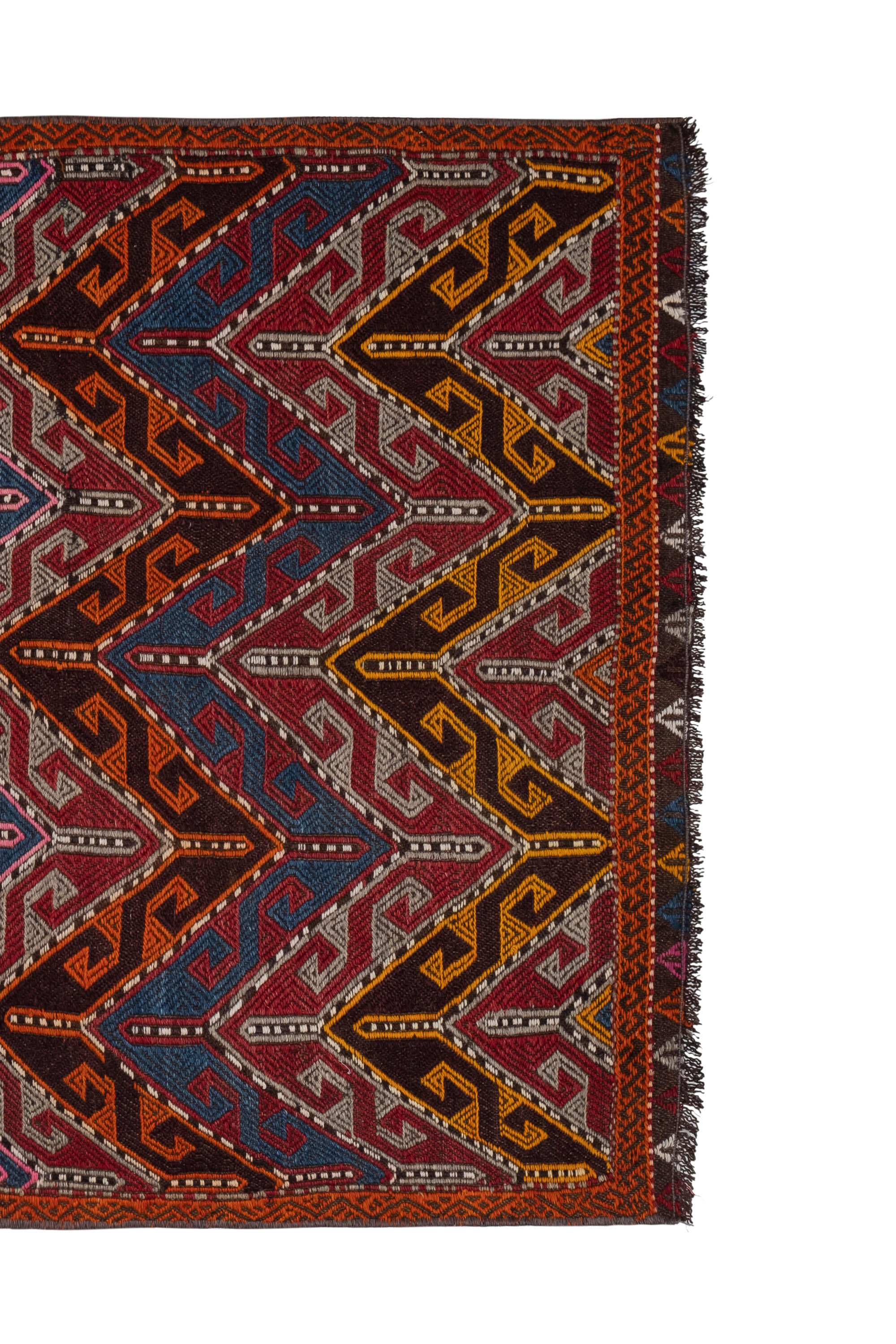 Turkish jajim kilim rug  92 x 117 cm