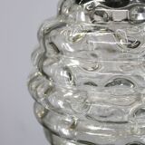 Lustre en chrome et verre des années 1970, Italie