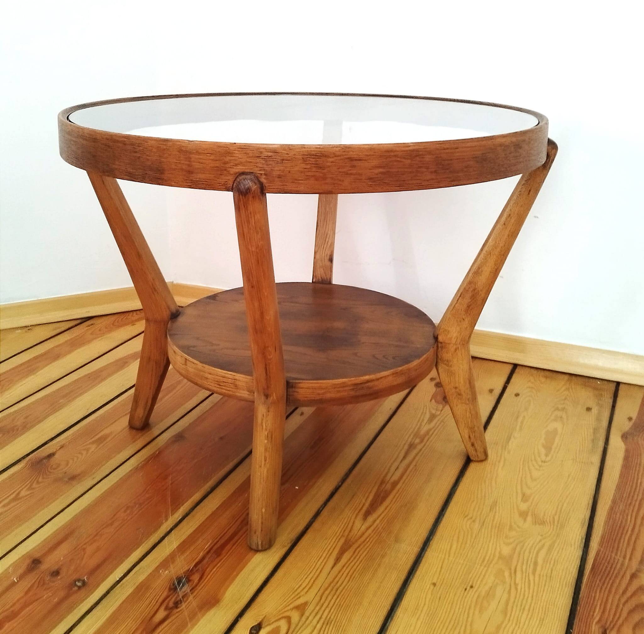 Coffee Table attributed to K. Kozelka for Interier Praha, Former Czechoslovakia, 1930s