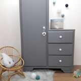 Vintage asymmetrical wardrobe