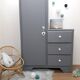 Vintage asymmetrical wardrobe