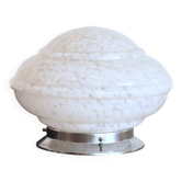 Art deco ceiling light/wall light/lamp in clichy glass