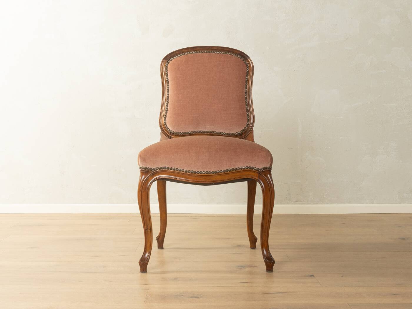 Rococo dining chairs, set of 6, circa 1900, baroque style