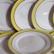 Eight dessert plates from Salins service "Menton" 50s