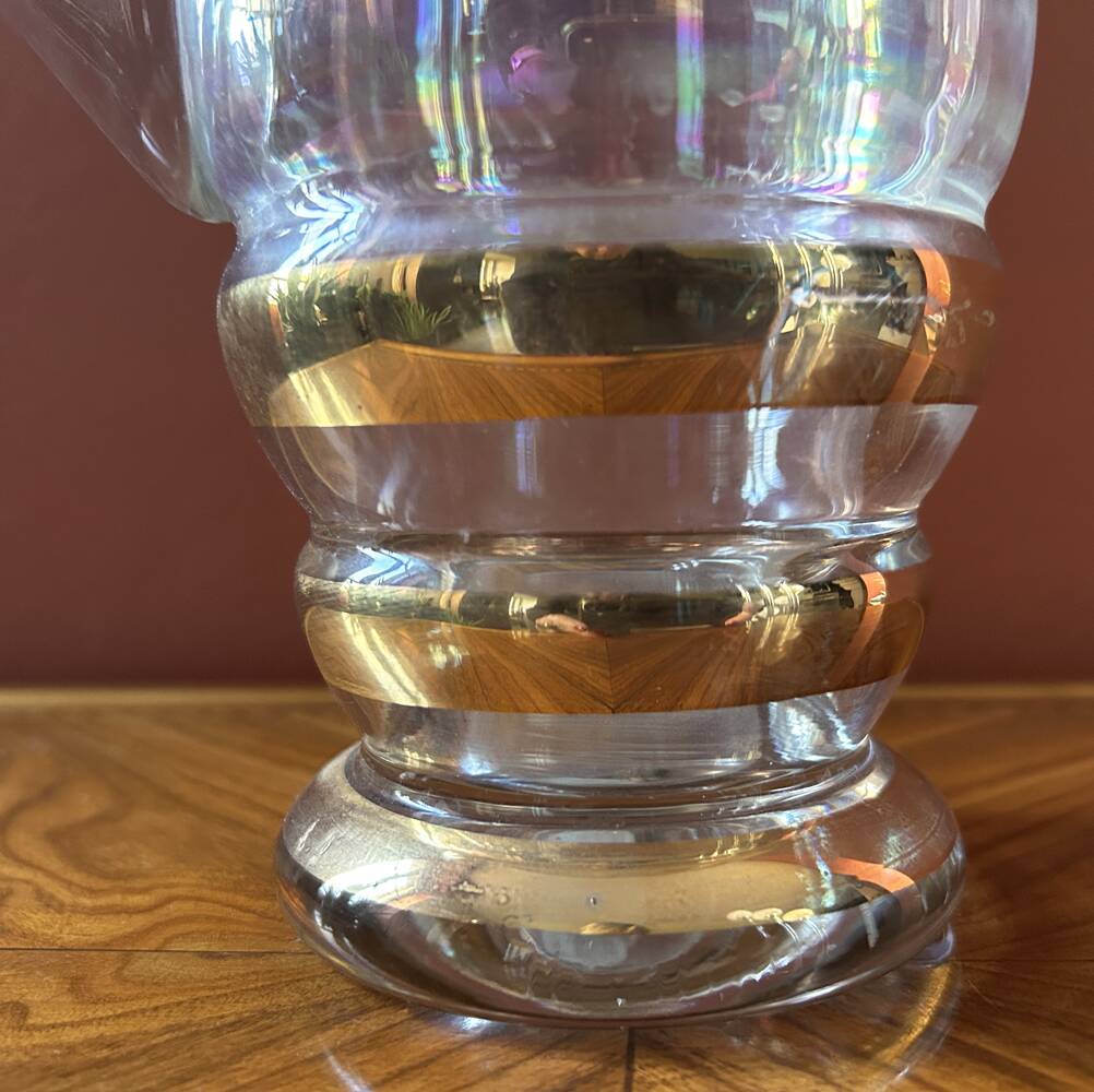 Iridescent vase Dorthy Thorpe, vintage, 50s/60s
