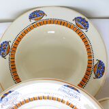 4 soup plates from Longwy