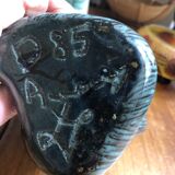 Vintage storm candle holders signed