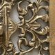 pair of Gothic decorative bookends in brass 1920