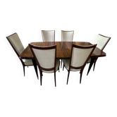 Rio Rosewood Dining Table & 6 Chairs – Art Deco / 1950s