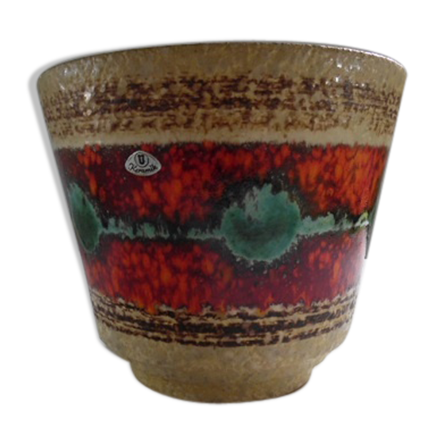 Flower pot 70's