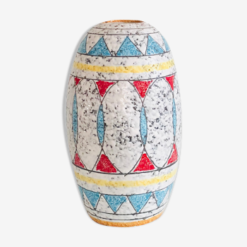 Italian ceramic vase "circus"