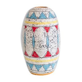 Italian ceramic vase "circus"