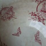 Saladier former earthenware butterflies Badonvilliers