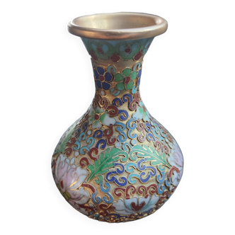 Chinese cloisson vase