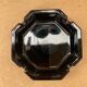 Old luminarc octime opaline noire ashtray made in france vintage
