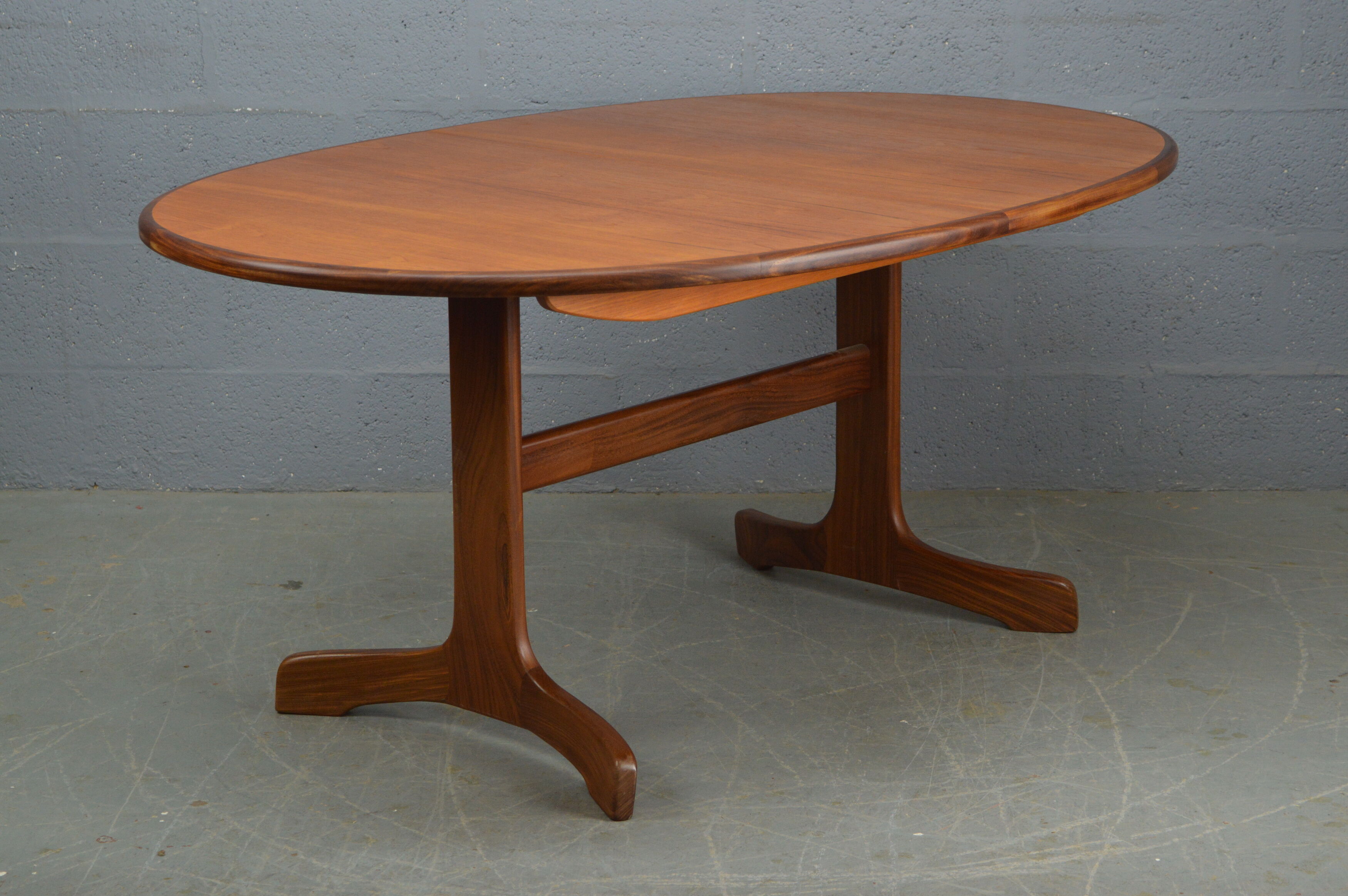 Vintage Mid Century Teak Oval Dinning Table by G Plan