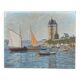 P. Helary oil on panel the Solidor tower, Saint-Servan, Saint-Malo