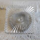 Vintage glass ceiling light - mid 20th century