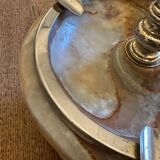 Brass and Onyx Ashtray