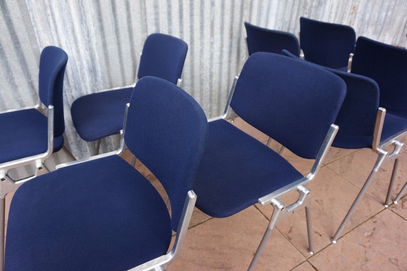 Chaise Castelli bleues de 1967