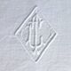 9 19th monogrammed 19th century party napkins