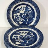 6 English plates