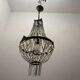 Italian Crystal Basket Chandelier 1960’s