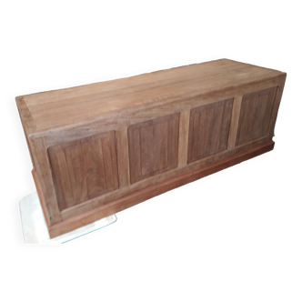 Exotic wood counter desk