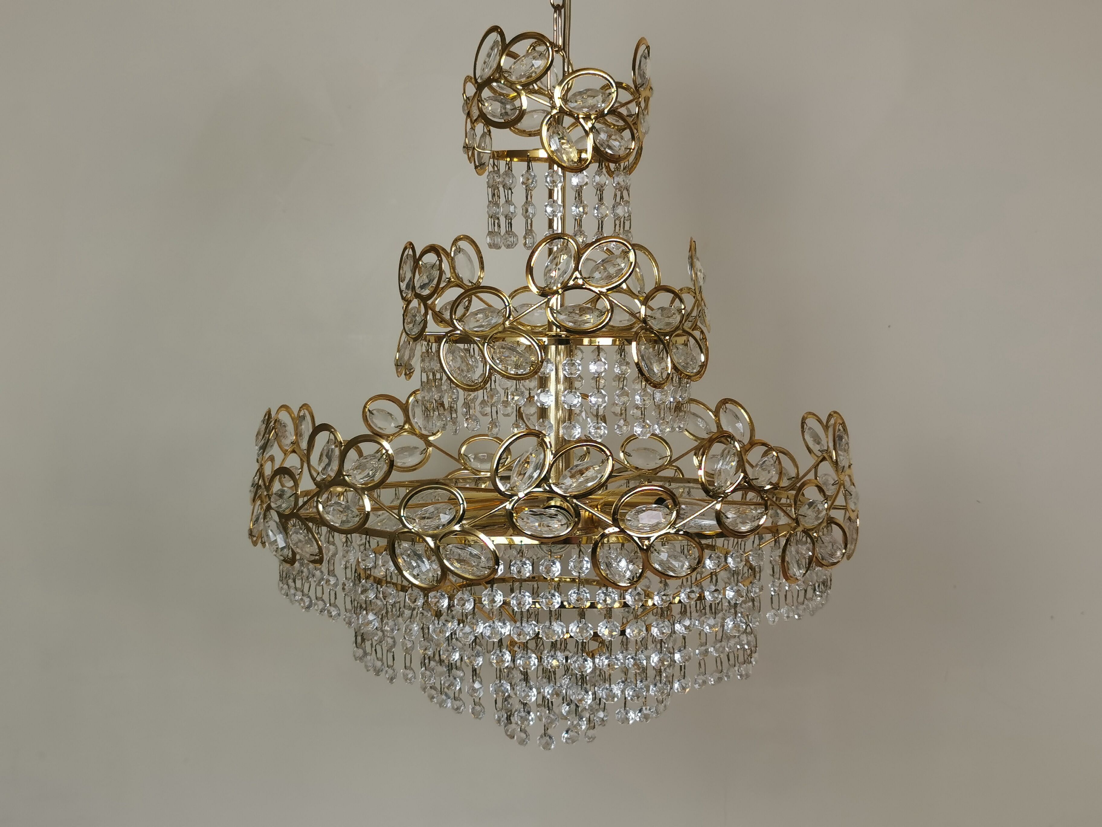 80s stamped chandelier