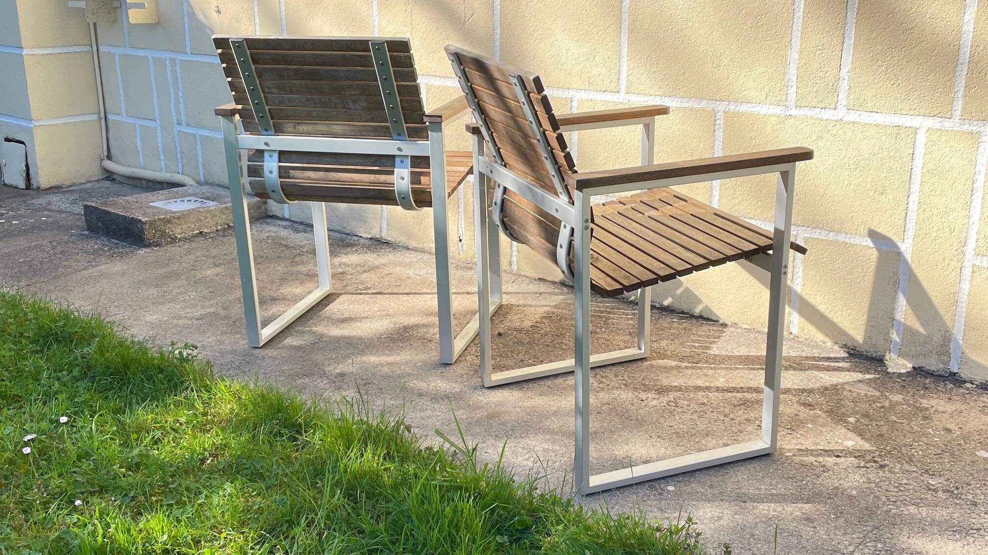 Paire de fauteuils esprit Karin Mobring Ikea