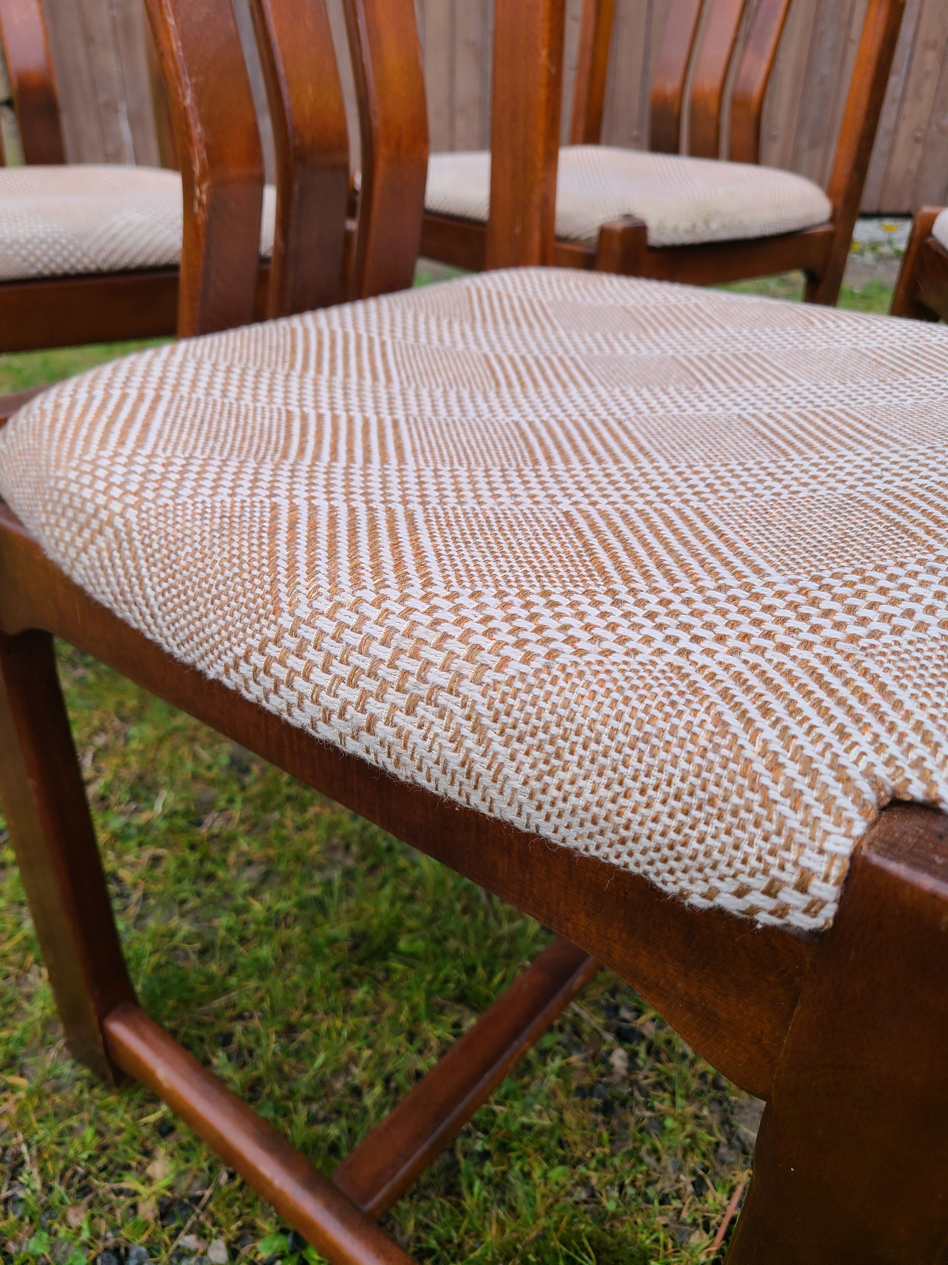 Set of 4 Scandinavian style chairs 1960