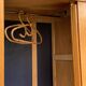 Vintage wardrobe with compass feet 1960