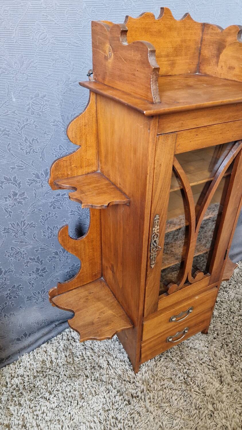 Art Nouveau wall shelf