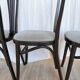 Lot de 6 chaises de salle à manger vintage en bois noir par STOL Kamnik, années 1970