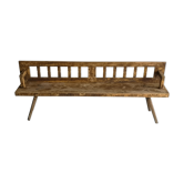 Old italian farm bench