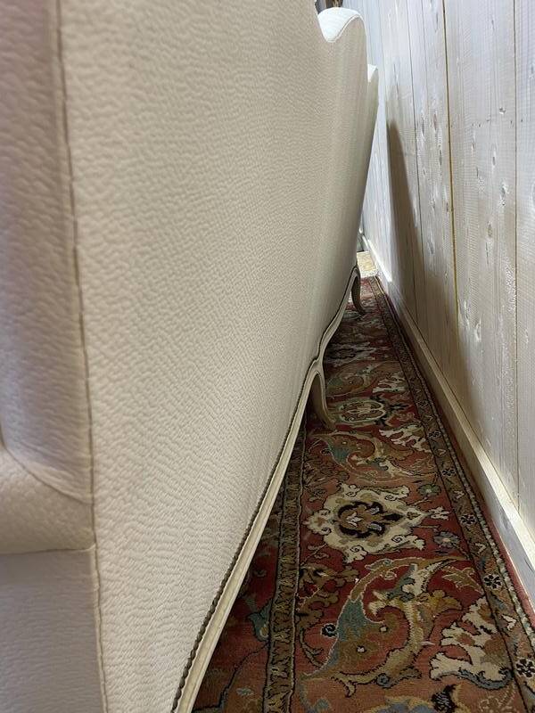 Salon canapé et paire de fauteuils de style Louis XV