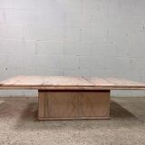 Vintage pink marble coffee table / coffee table