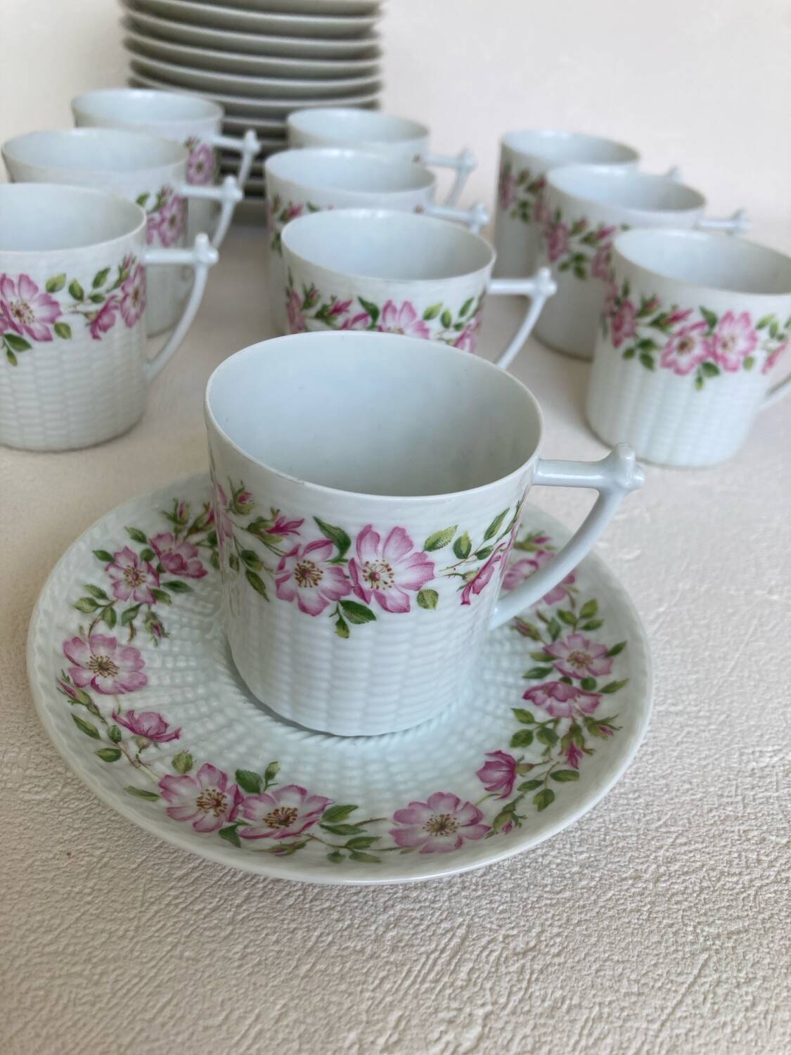 Charles Field Haviland Rosehip Coffee Set