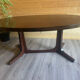 Table ovale extensible Baumann, deux rallonges