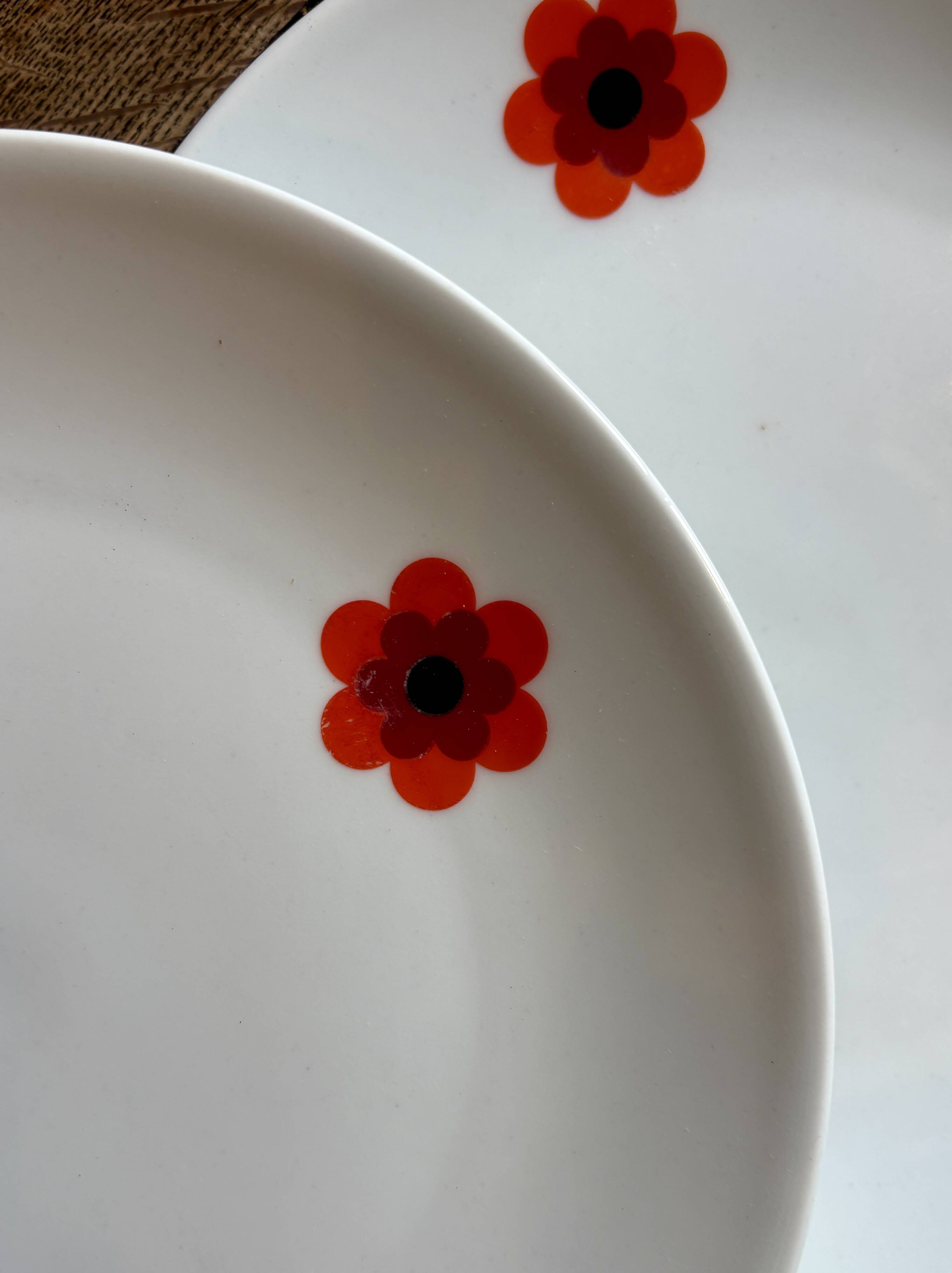 Set of 8 vintage dinner plates, Scherzer Bavaria