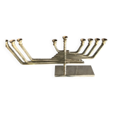 Candleholder silver plated, made in Israel by Karshi, 1970
