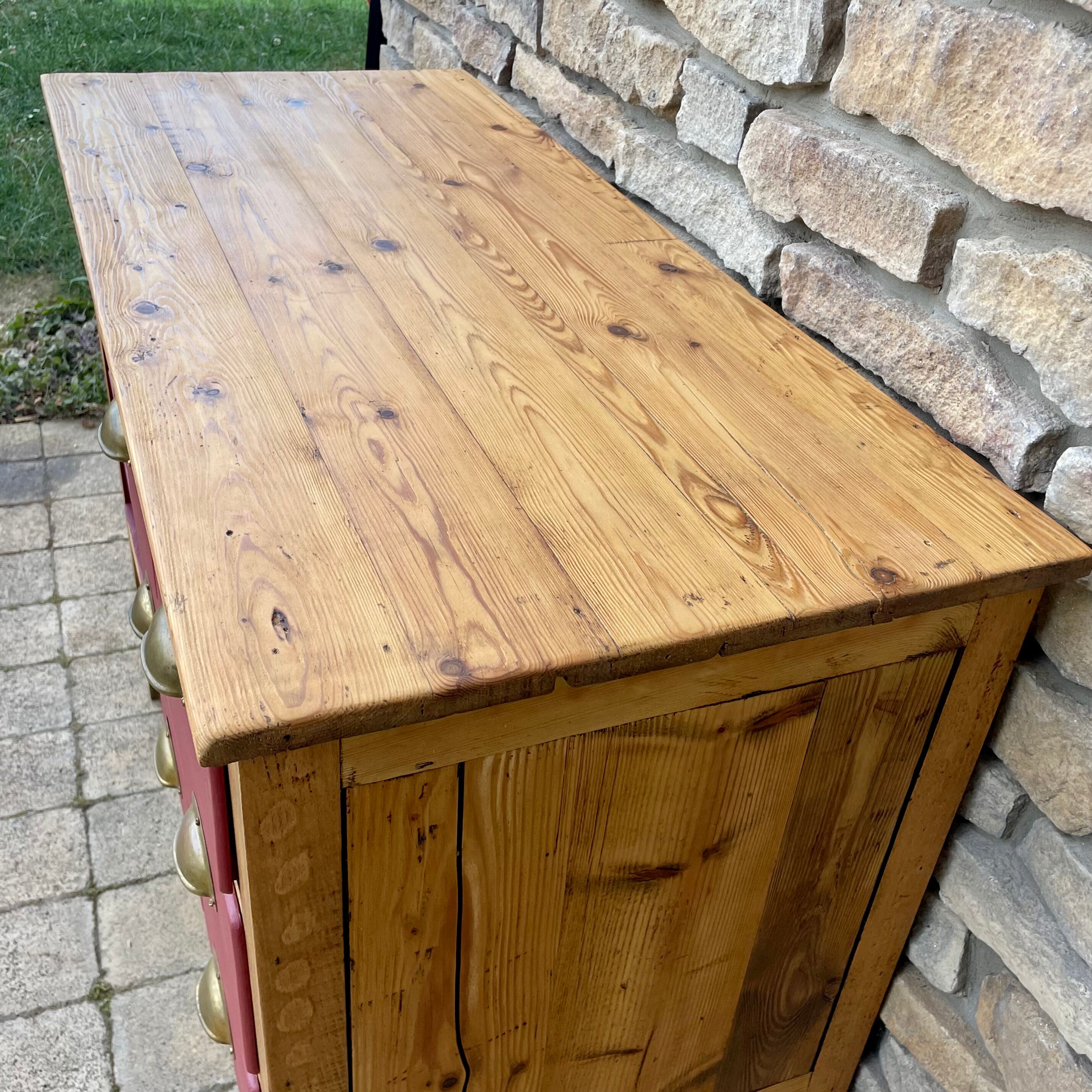 Old furniture by trade, 6 drawers and 12 bottle lockers