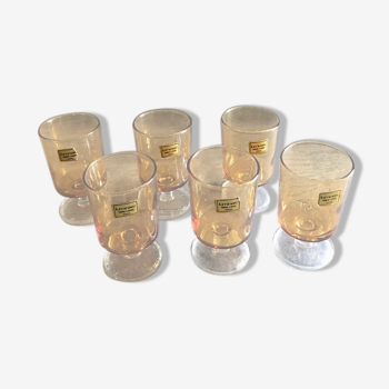 Set of 6 Luminarc glasses