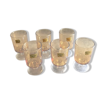 Set of 6 Luminarc glasses