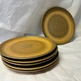 Set of 6 Longchamp stoneware plates