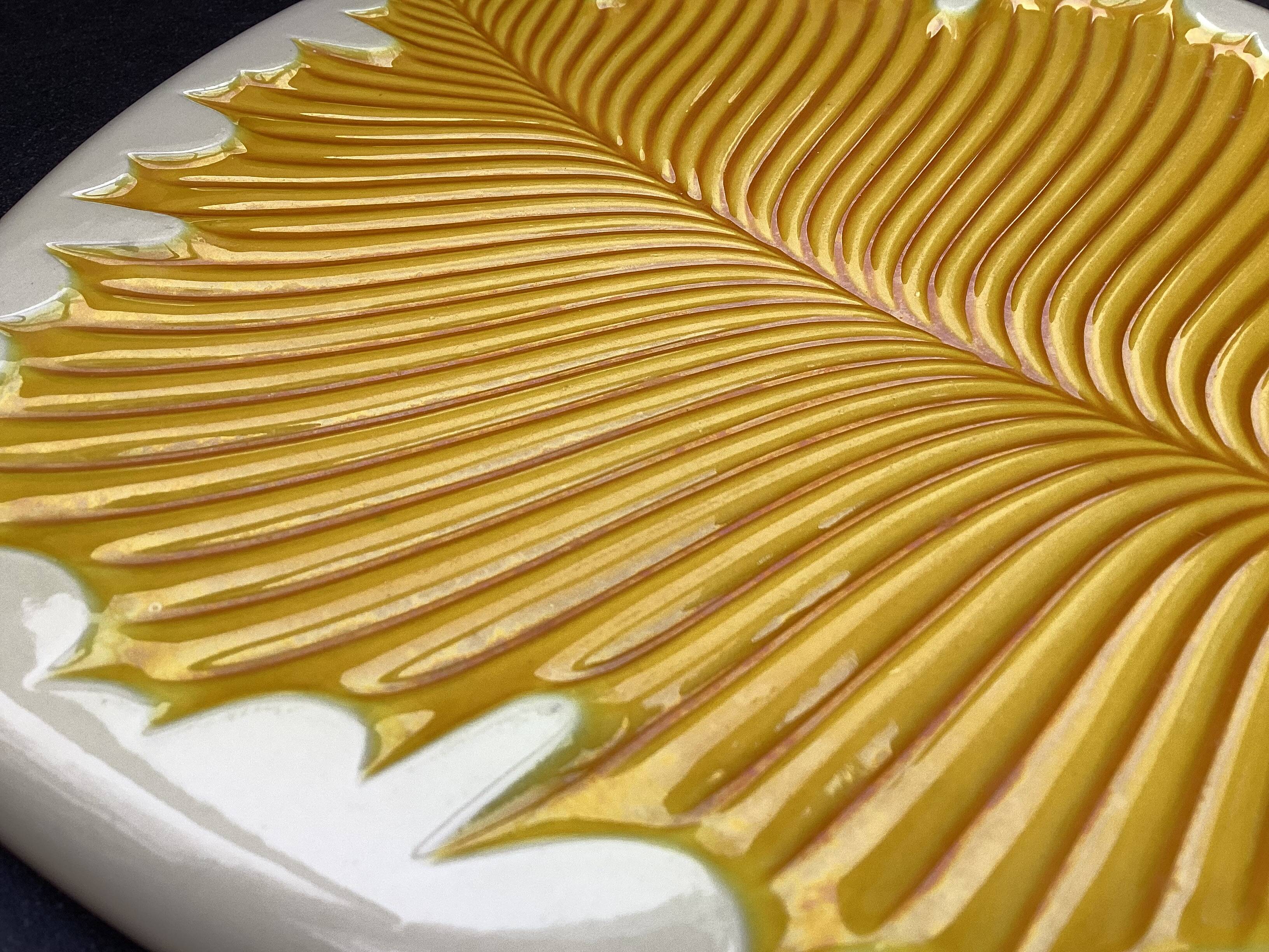 Ceramic cheese plate or platter by Verceram, 1950s-60s.