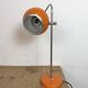 Lampe de table hongroise orange vintage d'Elektrofem, années 1970