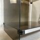 Vintage design hifi cabinet – smoked glass