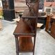 Late nineteenth century oak shop furniture
