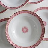 Set of 6 earthenware soup plates Maestrich Elvira